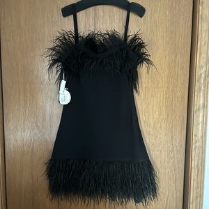 STAUD ETTA DRESS BLACK